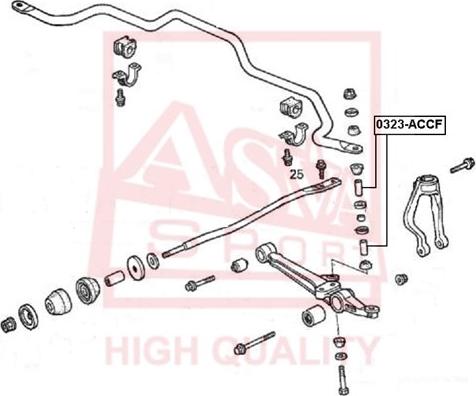 ASVA 0323-ACCF - Stiepnis / Atsaite, Stabilizators www.autospares.lv