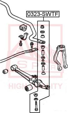 ASVA 0323-STWF - Stiepnis / Atsaite, Stabilizators www.autospares.lv