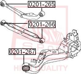 ASVA 0201-266 - Piekare, Šķērssvira www.autospares.lv