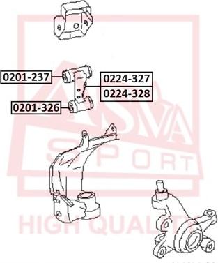 ASVA 0201-237 - Piekare, Šķērssvira www.autospares.lv