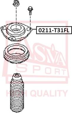 ASVA 0211-T31FL - Top Strut Mounting www.autospares.lv