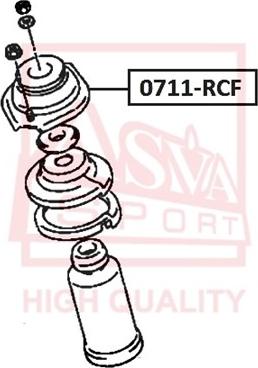 ASVA 0711-RCF - Amortizatora statnes balsts www.autospares.lv