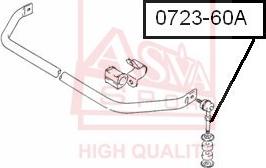 ASVA 0723-60A - Stiepnis / Atsaite, Stabilizators www.autospares.lv