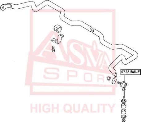 ASVA 0723-BALF - Stiepnis / Atsaite, Stabilizators www.autospares.lv