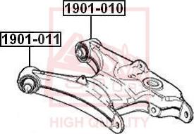 ASVA 1901-010 - Piekare, Šķērssvira www.autospares.lv