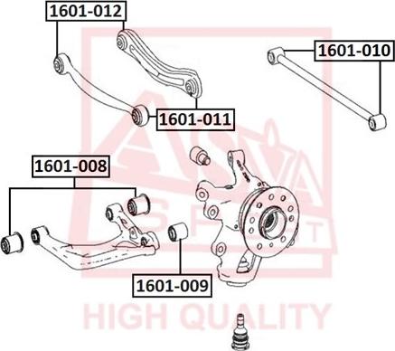 ASVA 1601-011 - Piekare, Šķērssvira www.autospares.lv