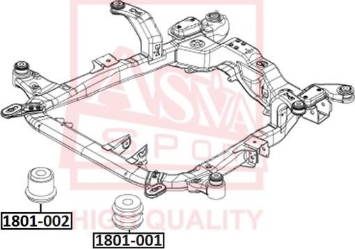 ASVA 1801-001 - Piekare, Šķērssvira www.autospares.lv