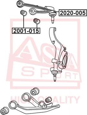 ASVA 2001-015 - Piekare, Šķērssvira www.autospares.lv