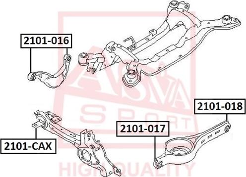 ASVA 2101-016 - Piekare, Šķērssvira autospares.lv