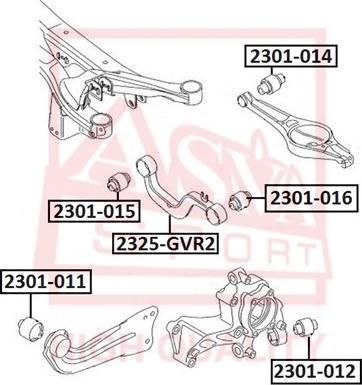 ASVA 2301-012 - Piekare, Šķērssvira autospares.lv