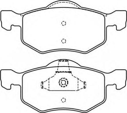 ASVA AKD-5805 - Bremžu uzliku kompl., Disku bremzes autospares.lv