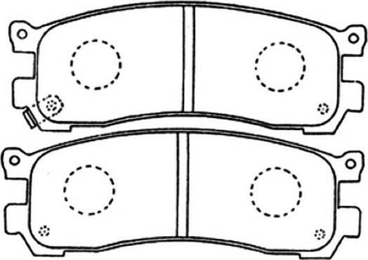 ASVA AKD-5290 - Bremžu uzliku kompl., Disku bremzes autospares.lv