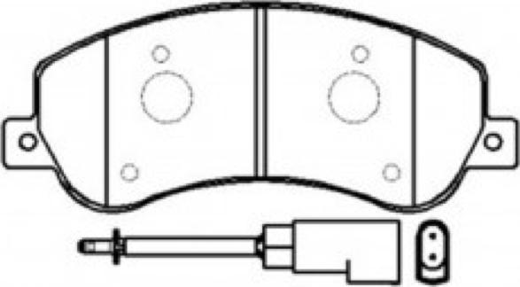 ASVA AKD-0448 - Bremžu uzliku kompl., Disku bremzes www.autospares.lv