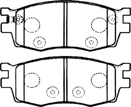 NTY HKP-KA-323 - Bremžu uzliku kompl., Disku bremzes www.autospares.lv