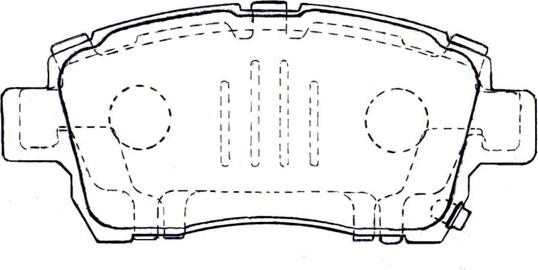 ASVA AKD-0509 - Bremžu uzliku kompl., Disku bremzes autospares.lv