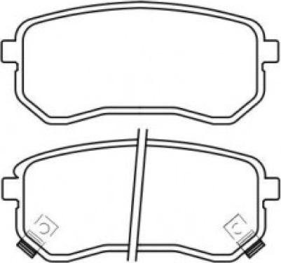 Magneti Marelli 363700201553 - Brake Pad Set, disc brake www.autospares.lv