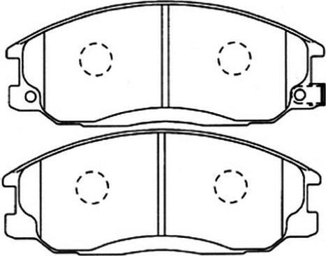 First Line BBP1786 - Тормозные колодки, дисковые, комплект www.autospares.lv