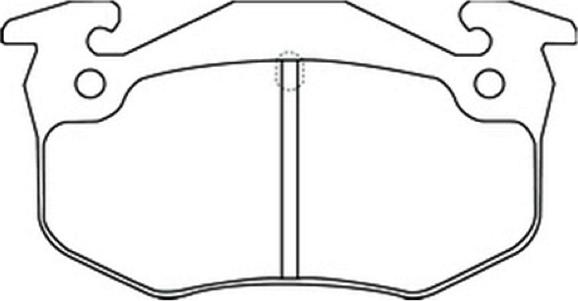 BENDIX 571335 - Brake Pad Set, disc brake www.autospares.lv