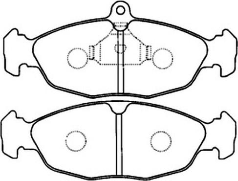 ASVA AKD-0221 - Bremžu uzliku kompl., Disku bremzes autospares.lv