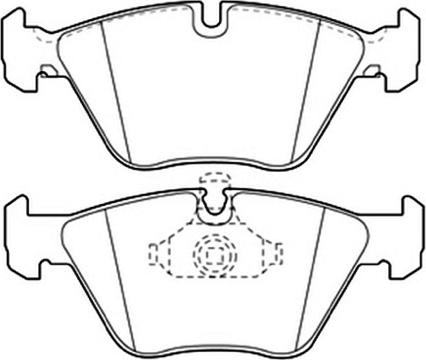 ASVA AKD-1061 - Bremžu uzliku kompl., Disku bremzes www.autospares.lv