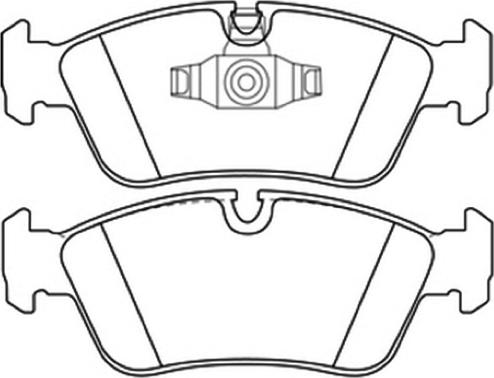 ASVA AKD-1011 - Тормозные колодки, дисковые, комплект www.autospares.lv