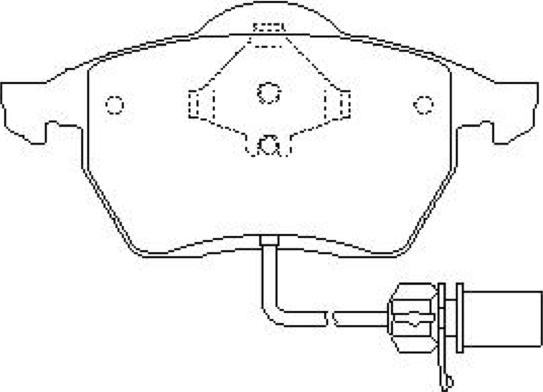 ASVA AKD-1030 - Тормозные колодки, дисковые, комплект www.autospares.lv