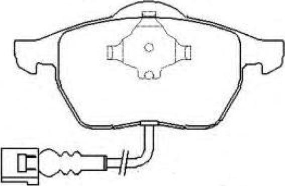 ASVA AKD-1029 - Тормозные колодки, дисковые, комплект www.autospares.lv