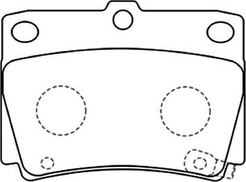 ASVA AKD-1197 - Bremžu uzliku kompl., Disku bremzes www.autospares.lv