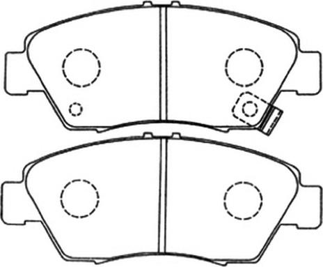 WXQP 42914 - Тормозные колодки, дисковые, комплект www.autospares.lv