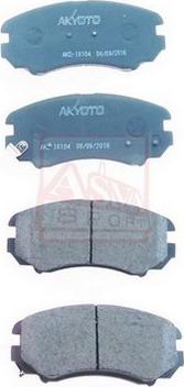 ASVA AKD-18104 - Bremžu uzliku kompl., Disku bremzes www.autospares.lv