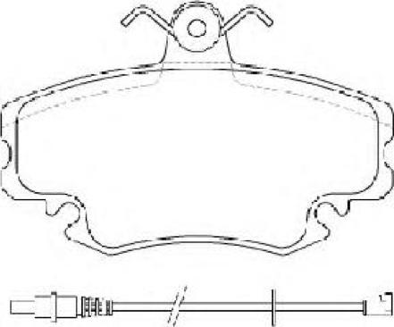 ASVA AKD-1251 - Bremžu uzliku kompl., Disku bremzes www.autospares.lv