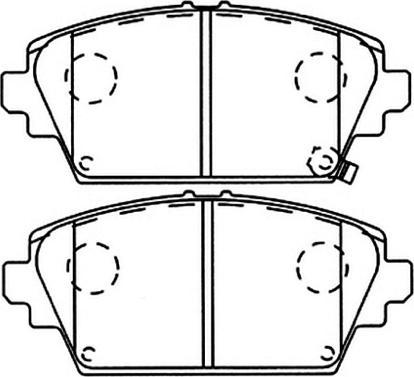 ASVA AKD-1268 - Bremžu uzliku kompl., Disku bremzes autospares.lv