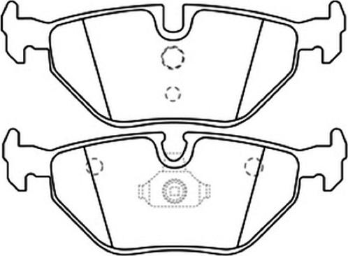 ASVA AKD-1231 - Bremžu uzliku kompl., Disku bremzes www.autospares.lv