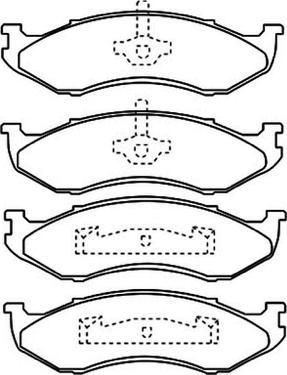 ASVA AKD-8490 - Bremžu uzliku kompl., Disku bremzes www.autospares.lv