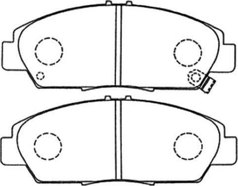 ASVA AKD-8293 - Bremžu uzliku kompl., Disku bremzes www.autospares.lv