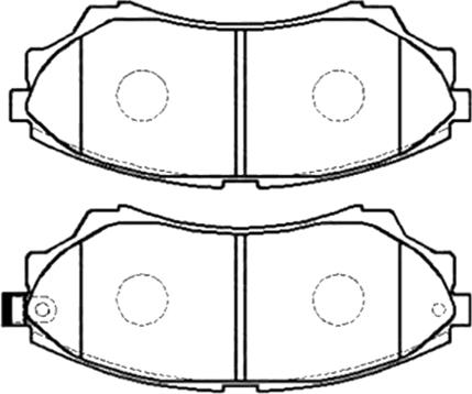 DJ Parts BP1699 - Bremžu uzliku kompl., Disku bremzes www.autospares.lv