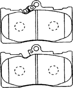 ASVA AKD-30410 - Bremžu uzliku kompl., Disku bremzes www.autospares.lv