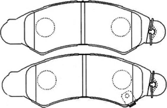 ASVA AKD-7477 - Bremžu uzliku kompl., Disku bremzes www.autospares.lv