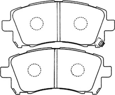 ASVA AKD-7390 - Bremžu uzliku kompl., Disku bremzes www.autospares.lv