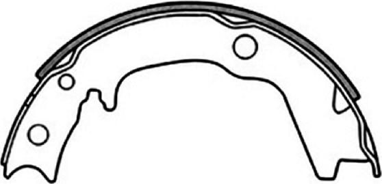 ASVA AKS-6704 - Brake Shoe Set www.autospares.lv