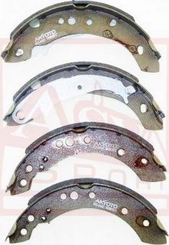 ASVA AKS-04201 - Bremžu loku komplekts www.autospares.lv