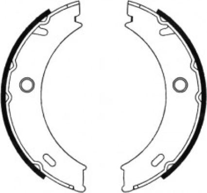 ASVA AKS-0576 - Brake Shoe Set www.autospares.lv