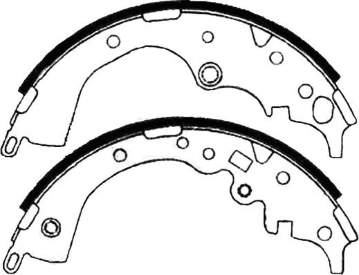 ASVA AKS-08030 - Bremžu loku komplekts www.autospares.lv