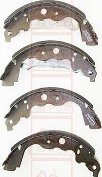 ASVA AKS-02203 - Bremžu loku komplekts www.autospares.lv