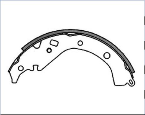 ASVA AKS-2358 - Bremžu loku komplekts www.autospares.lv