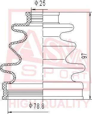 ASVA ASBT-90 - Putekļusargs, Piedziņas vārpsta autospares.lv