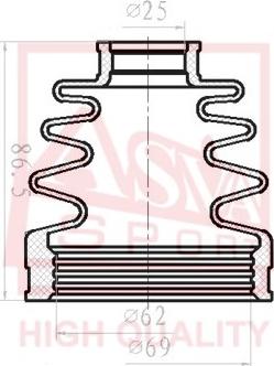 ASVA ASBT-INCY3 - Putekļusargs, Piedziņas vārpsta www.autospares.lv