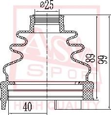 ASVA ASBT-INGSV4 - Putekļusargs, Piedziņas vārpsta www.autospares.lv