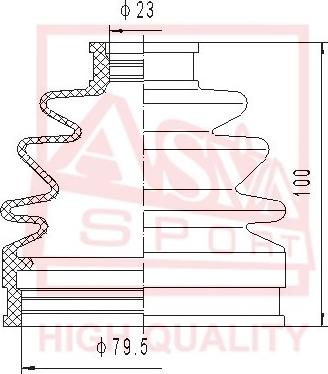 ASVA ASBT-INKYR - Putekļusargs, Piedziņas vārpsta www.autospares.lv