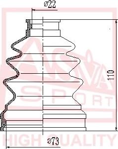 ASVA ASBT-MZ6 - Putekļusargs, Piedziņas vārpsta www.autospares.lv